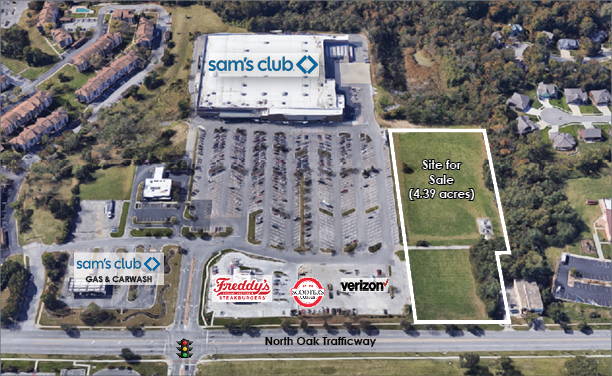 North Oak Shopping Center - Land For Sale