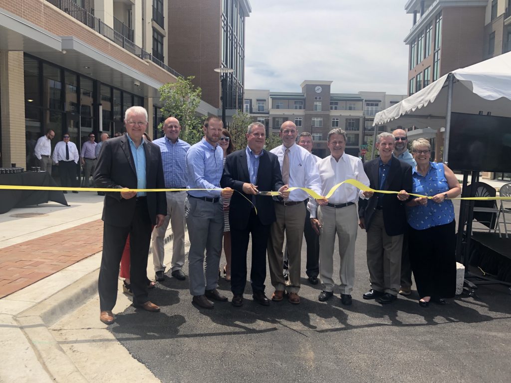 Ribbon Cutting at the Grand Opening of the District at City Center Lenexa